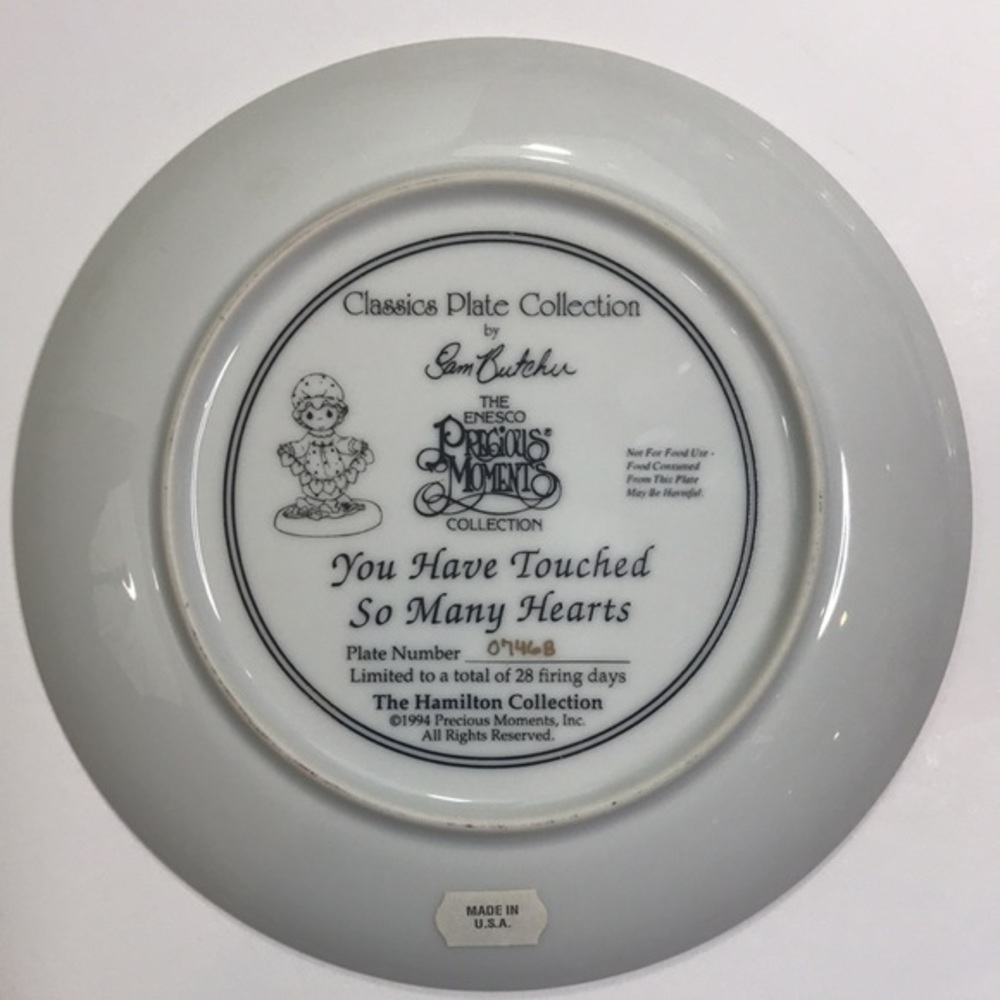 90s PRECIOUS MOMENTS Classics Plate Collection Lot - Picture 7 of 11